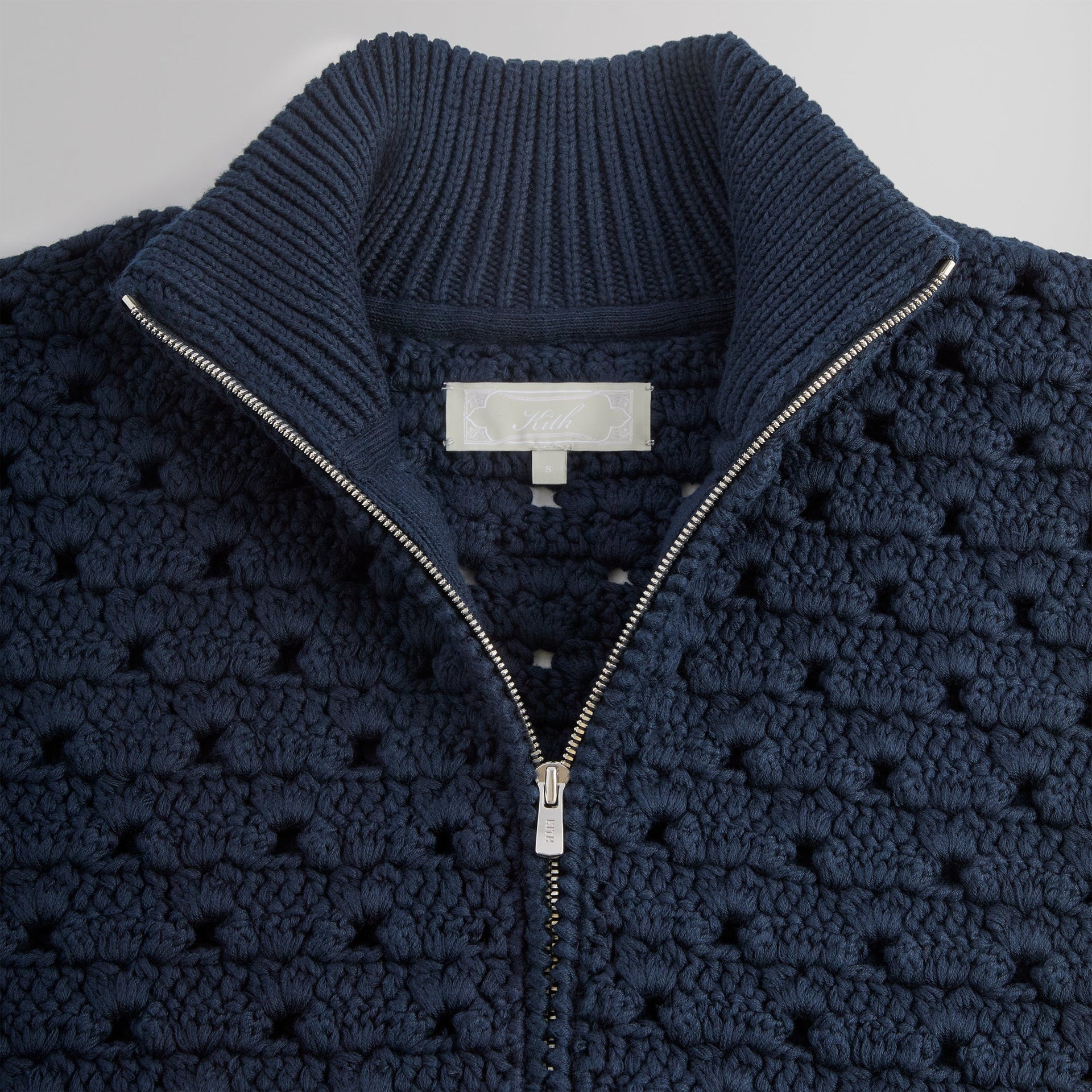 Kith Highland Crochet Wyona Fullzip - Abyss