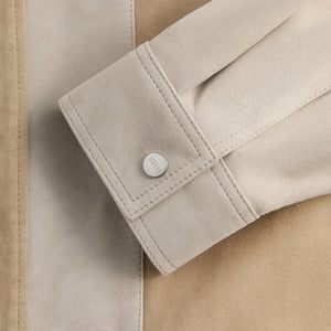 Kith Mixed Suede Apollo Shirt - Malt PH