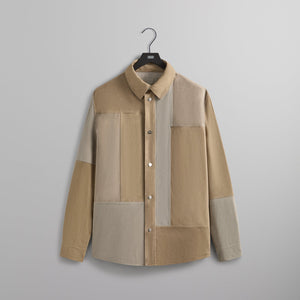 Kith Mixed Suede Apollo Shirt - Malt