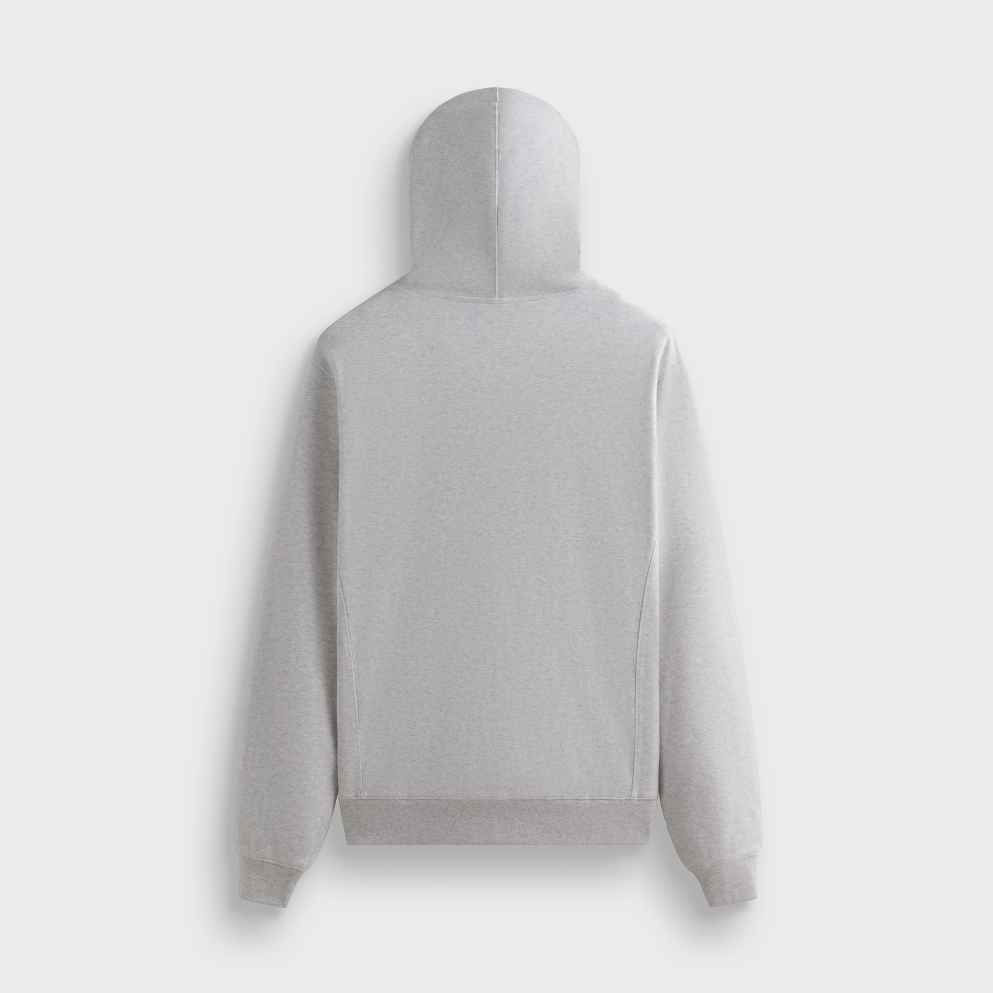 Kith Interlock Williams V Full Zip Hoodie - Light Heather Grey