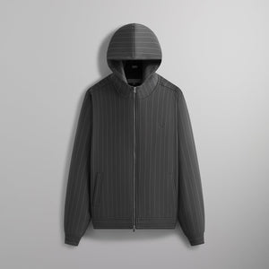 Kith Double Weave Selfridge Zip Up Hoodie - Carbon PH