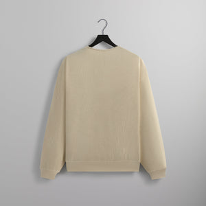 Kith Micro Waffle Colby Pullover - Sandrift