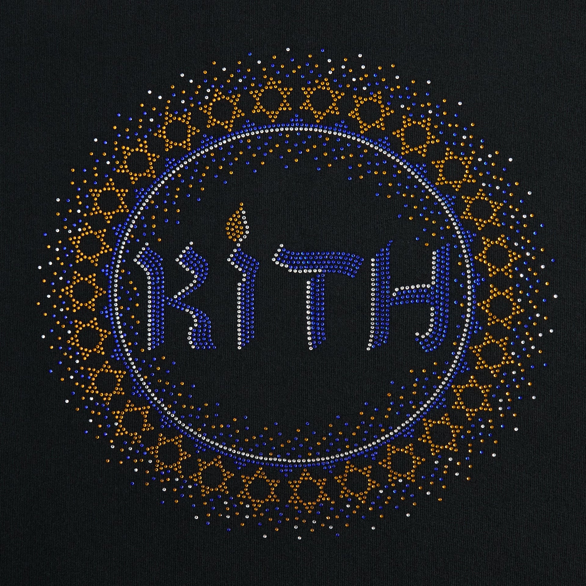 Kith Hanukkah Crystal Nelson Crewneck - Black