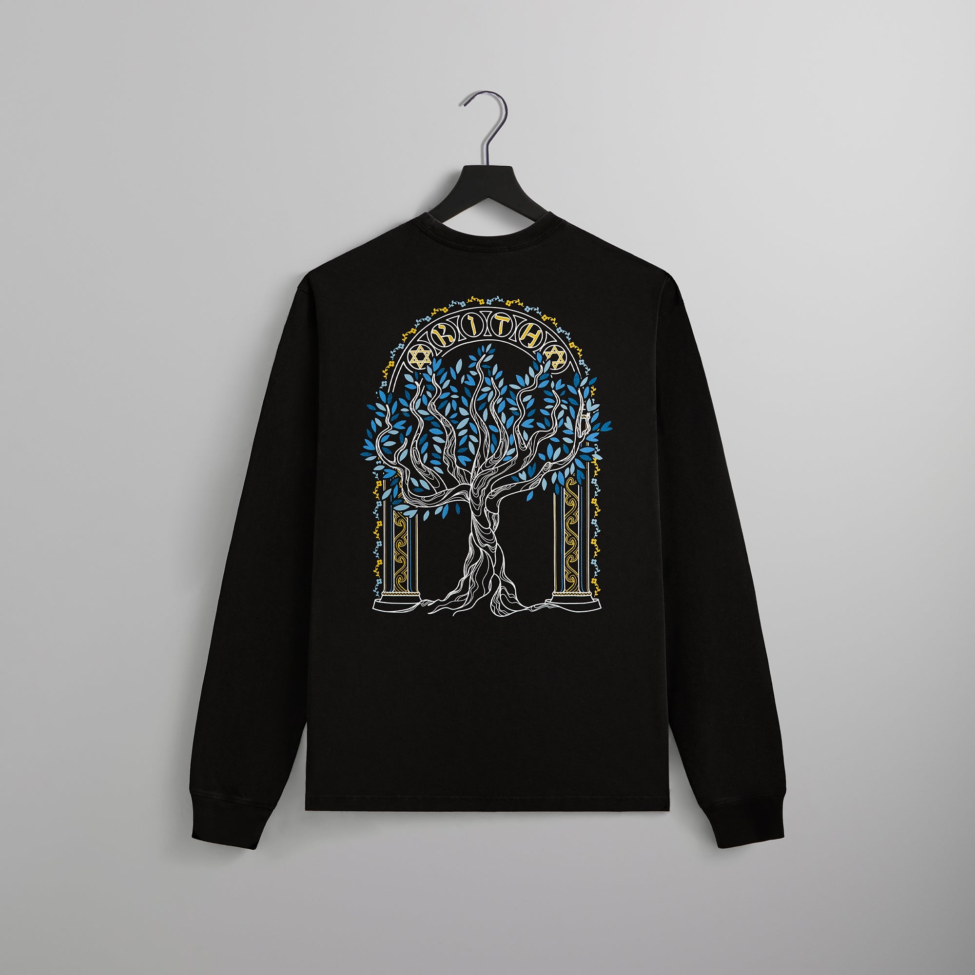 トップス Kith Classic Logo Long Sleeve Tee Kith Olive Tree Long Sleeve Tee - Black – Kith Canada