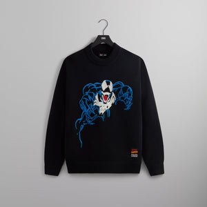 Marvel Kith Venom Lewis Crewneck Sweater Black Kith Canada