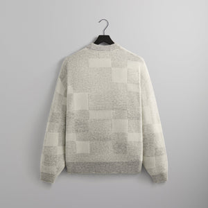 Kith Lewis Check Sweater - Light Heather Grey