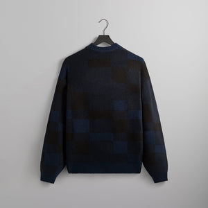 Kith Lewis Check Sweater - Nocturnal