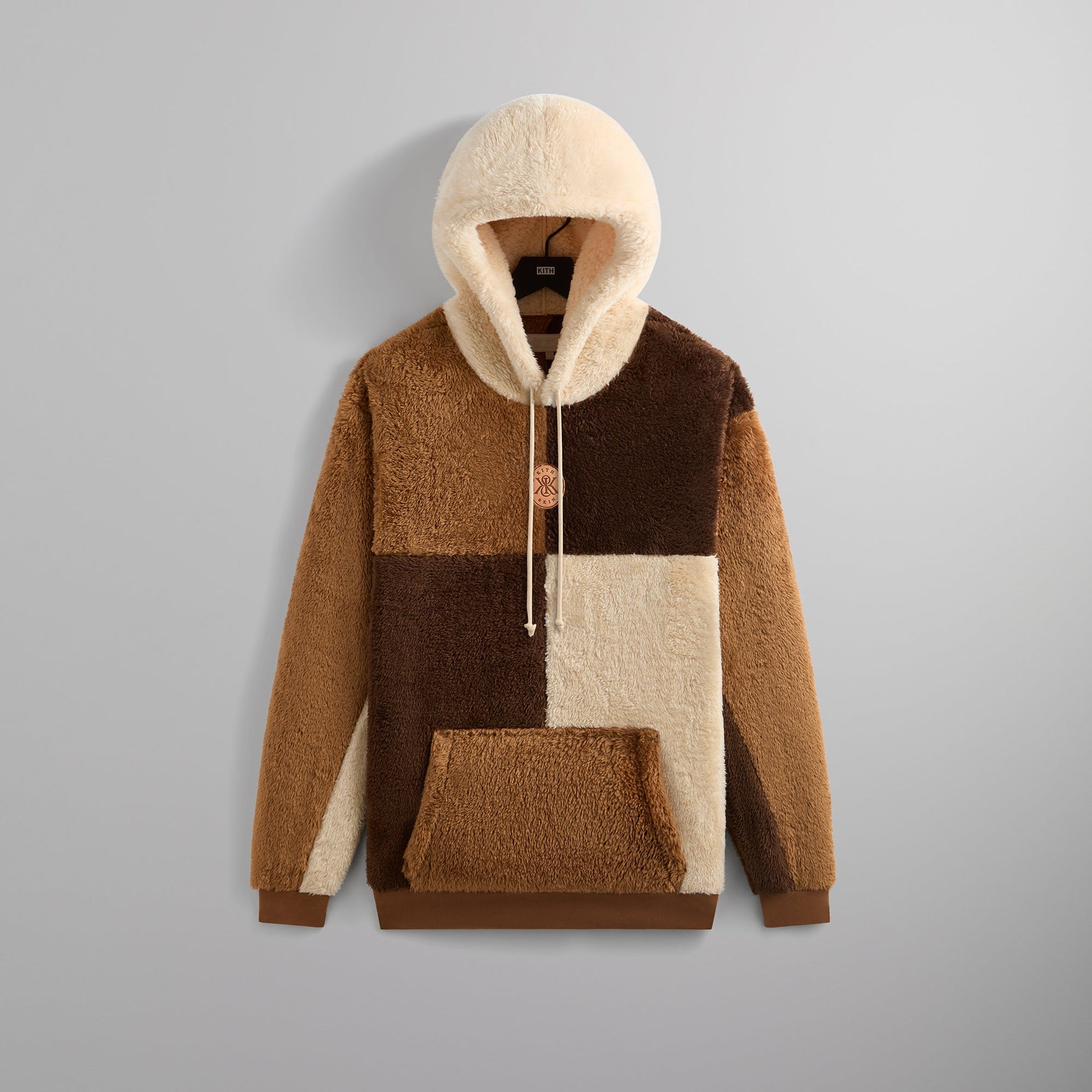 Kith Color-Blocked Plush Hoodie - Curb