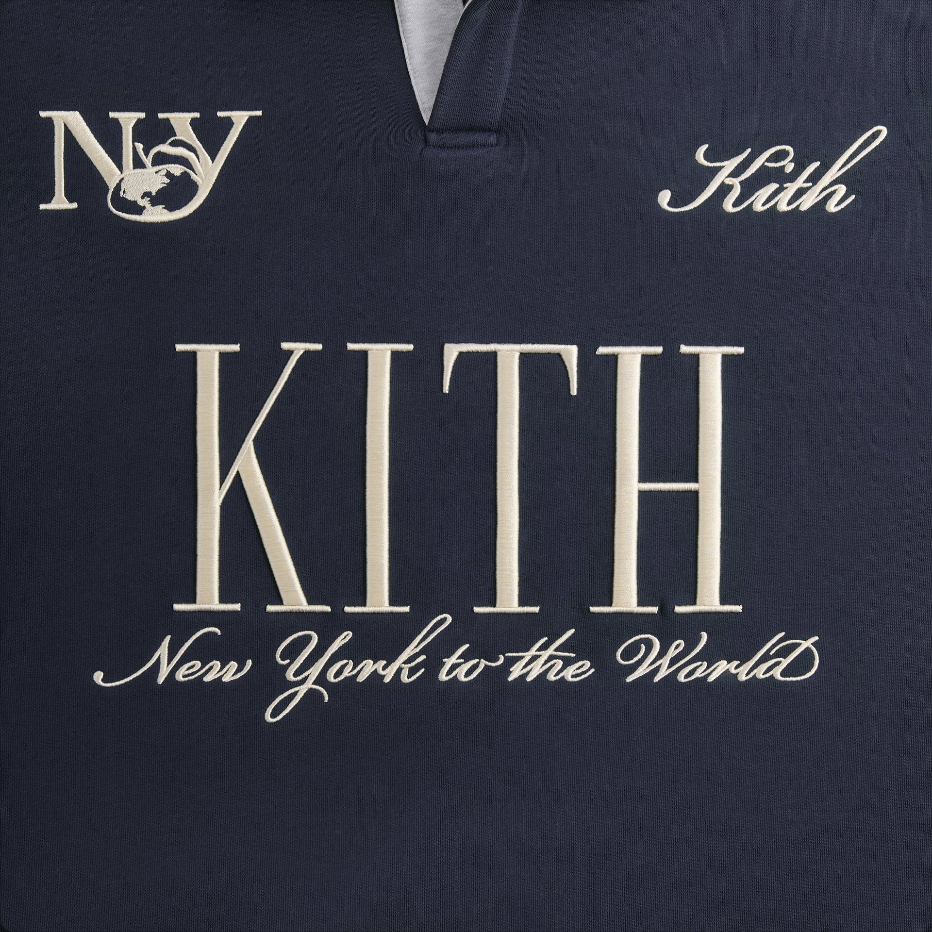 Kith Nelson Collared Pullover - Nocturnal