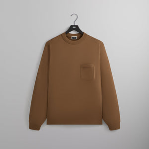 Kith Long Sleeve Leonard Pocket Tee - Earth