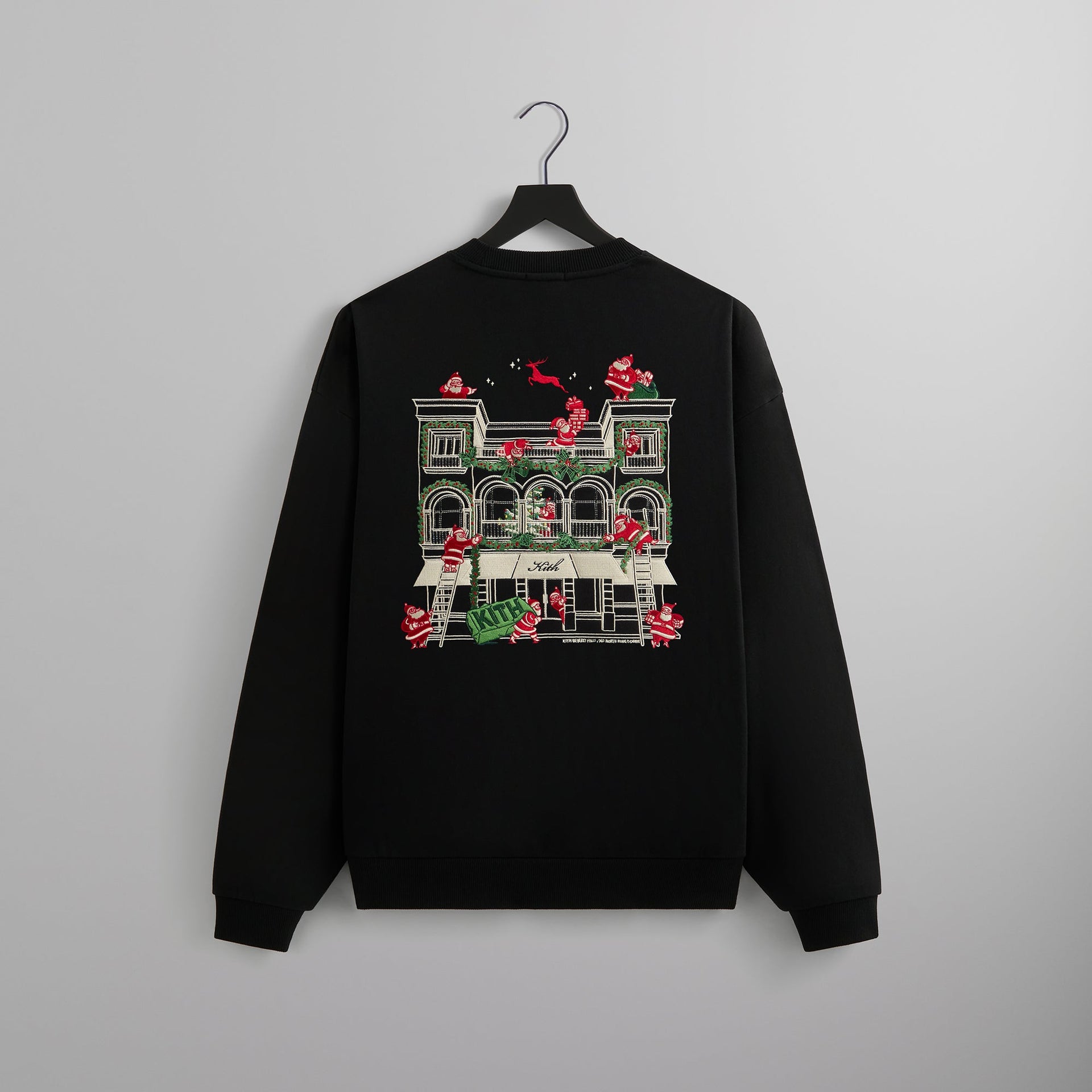 Kithmas Comic Santa Nelson Crewneck - Black