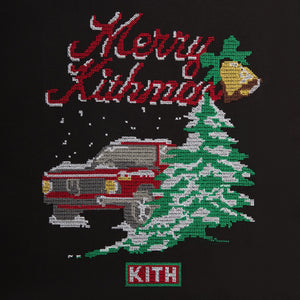 Kithmas Needlepoint Tee - Black PH