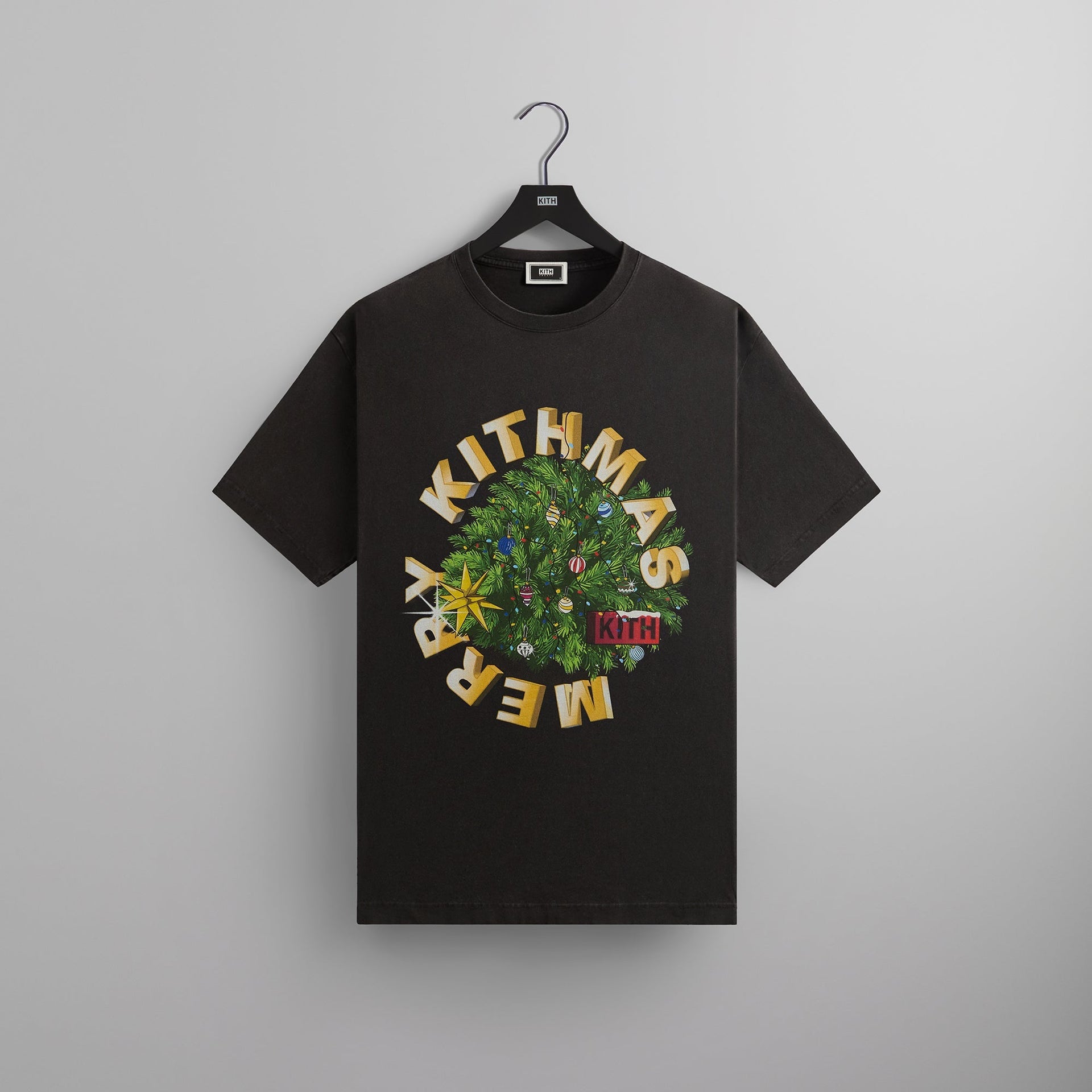 Kithmas Tree Vintage Tee - Black PH