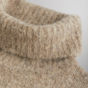 &Kin Speckled Boucle Walker Turtleneck - Wren