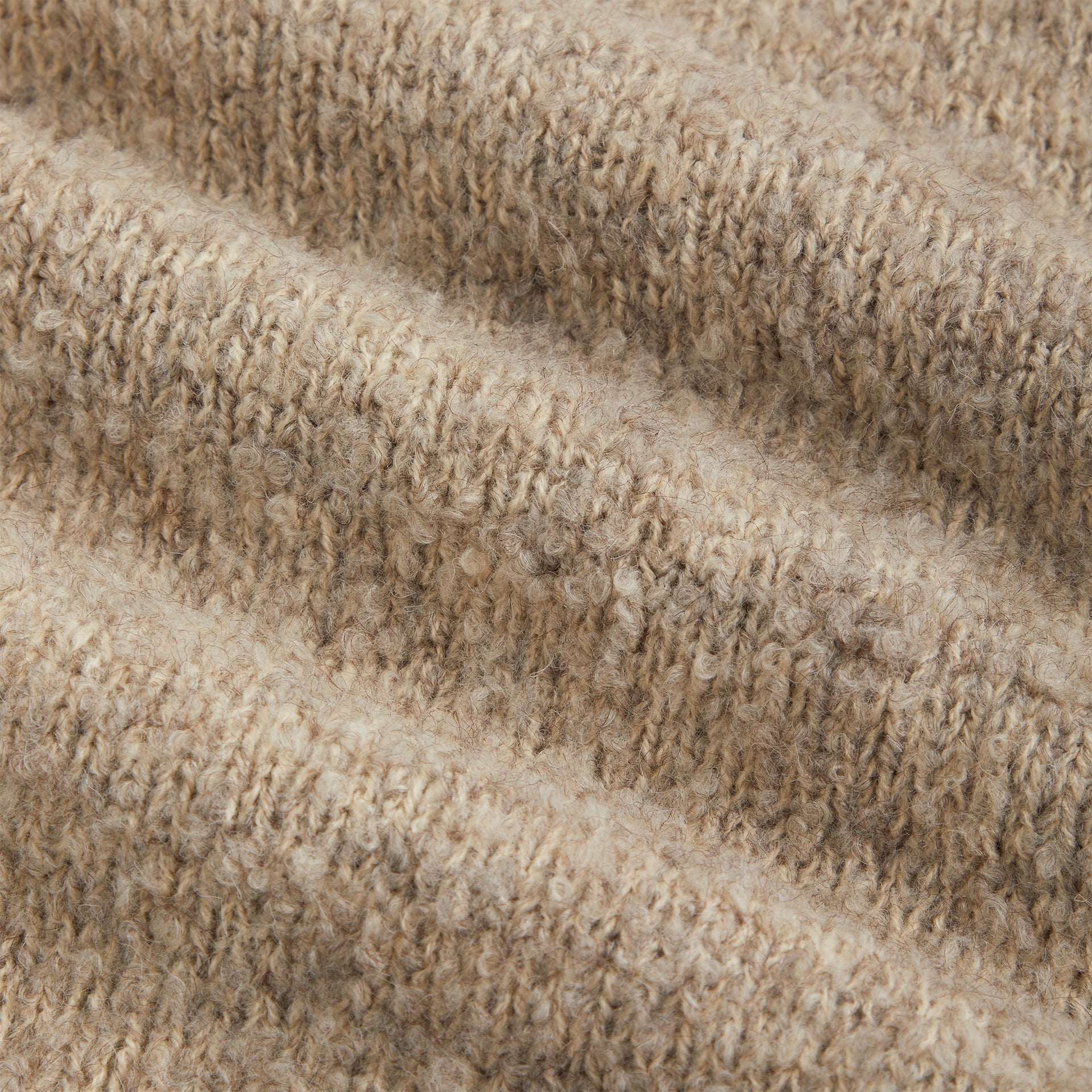 &Kin Speckled Boucle Walker Turtleneck - Wren