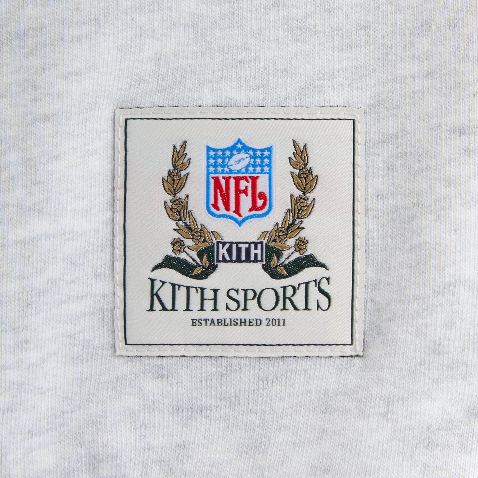 Kith & '47 for the NFL: Raiders Nelson Crewneck - Light Heather Grey