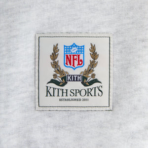 Kith & '47 for the NFL: Raiders Nelson Crewneck - Light Heather Grey PH