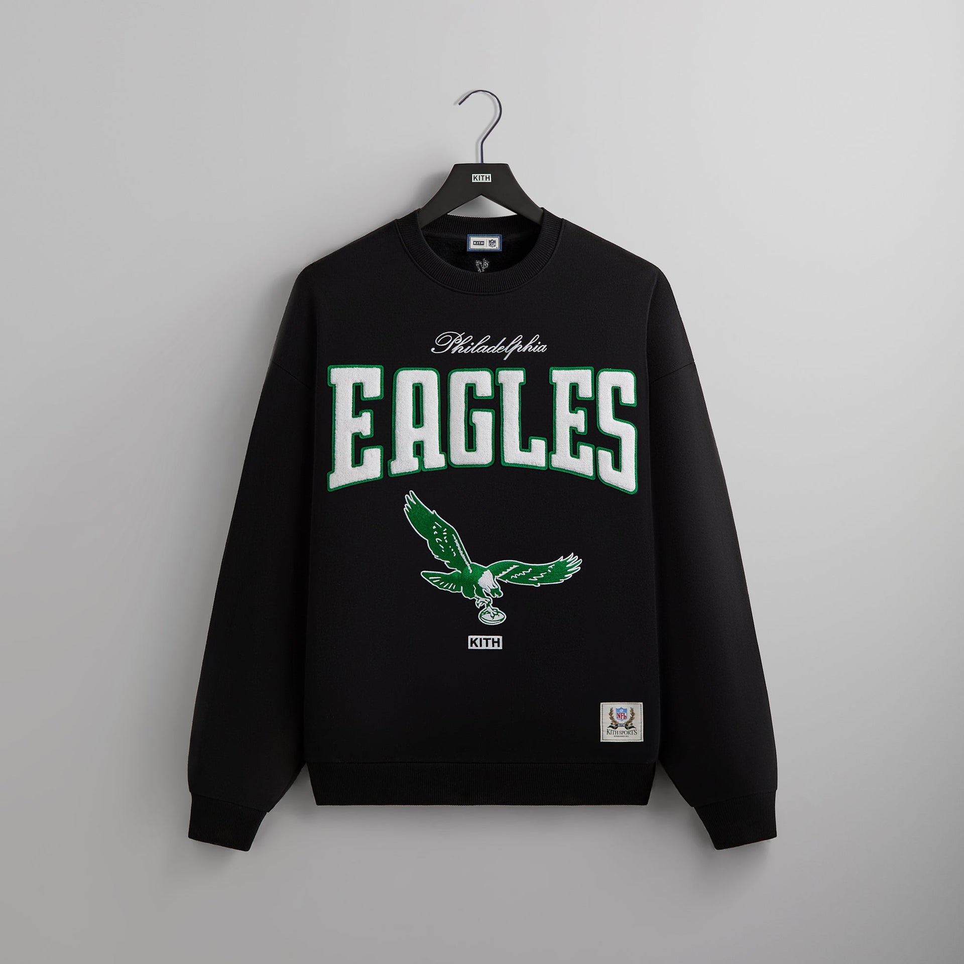 Kith & '47 for the NFL: Eagles Nelson Crewneck - Black PH