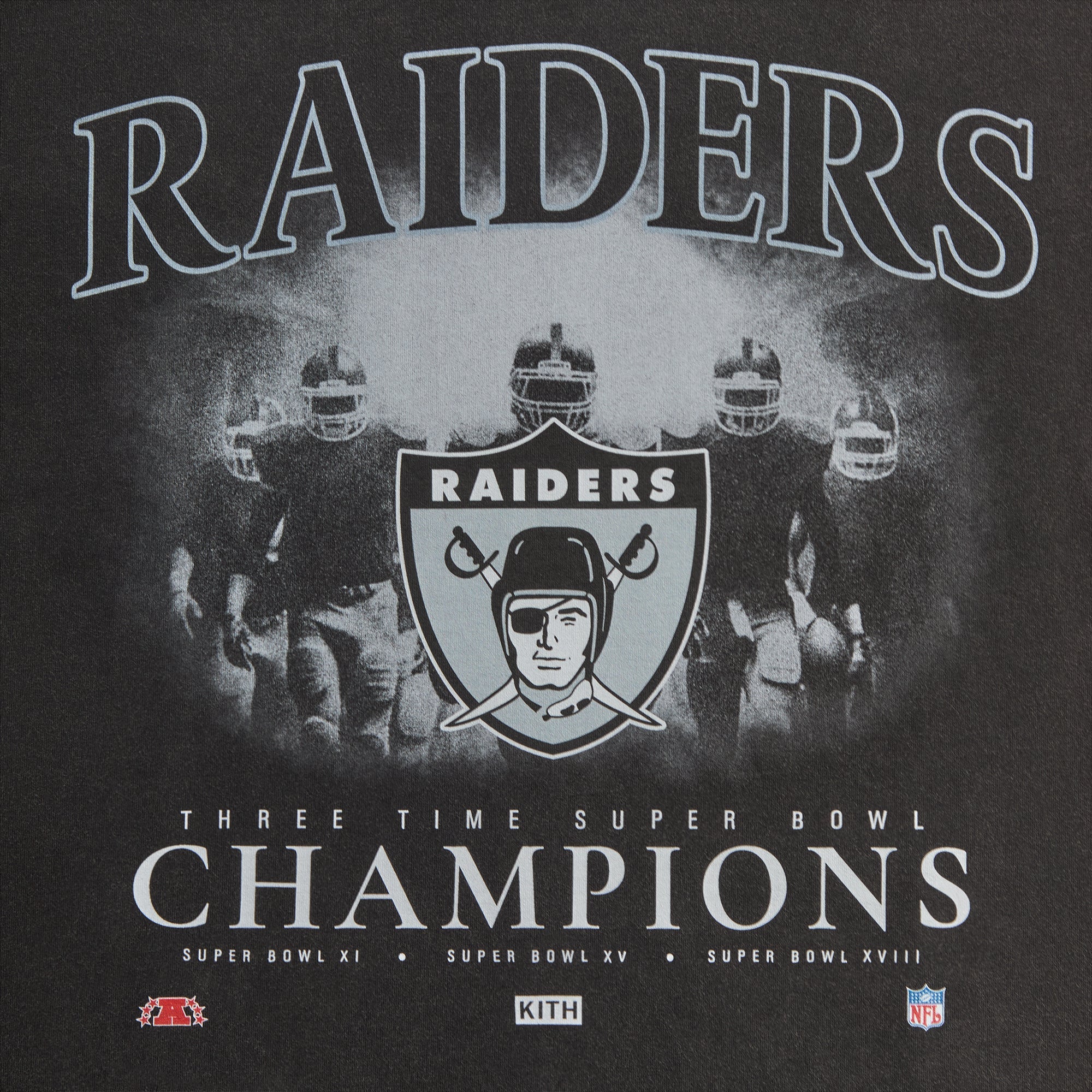 Kith & '47 for the NFL: Raiders Vintage Tee - Black – Kith