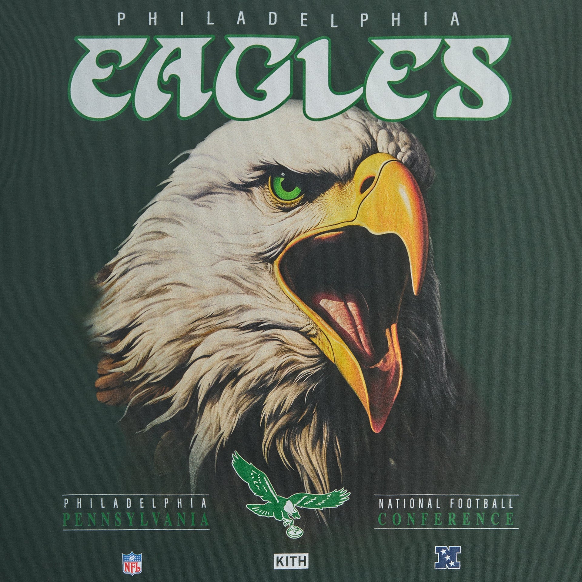 Kith & '47 for the NFL: Eagles Vintage Tee - Stadium