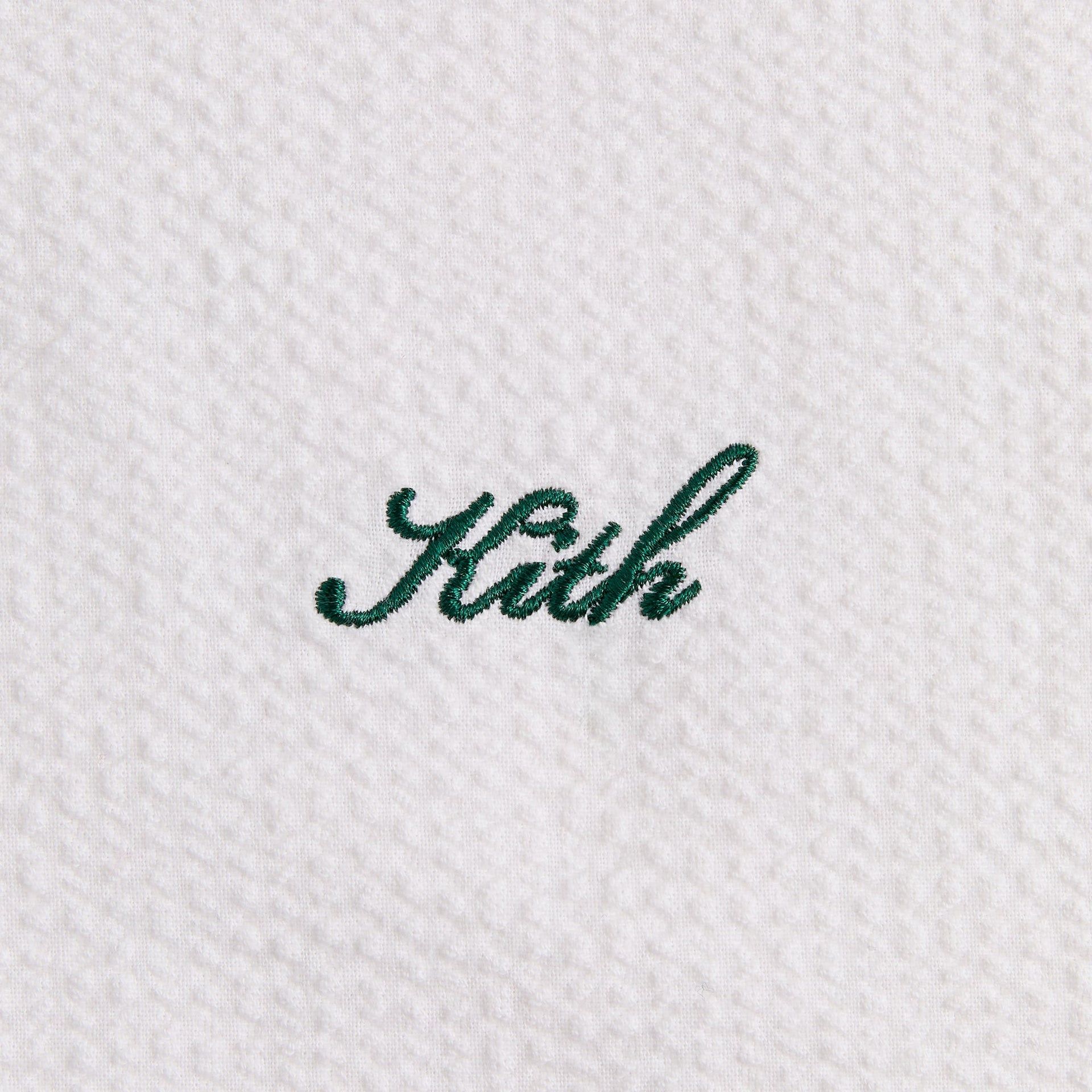 Kith Seersucker Harway Polo - White