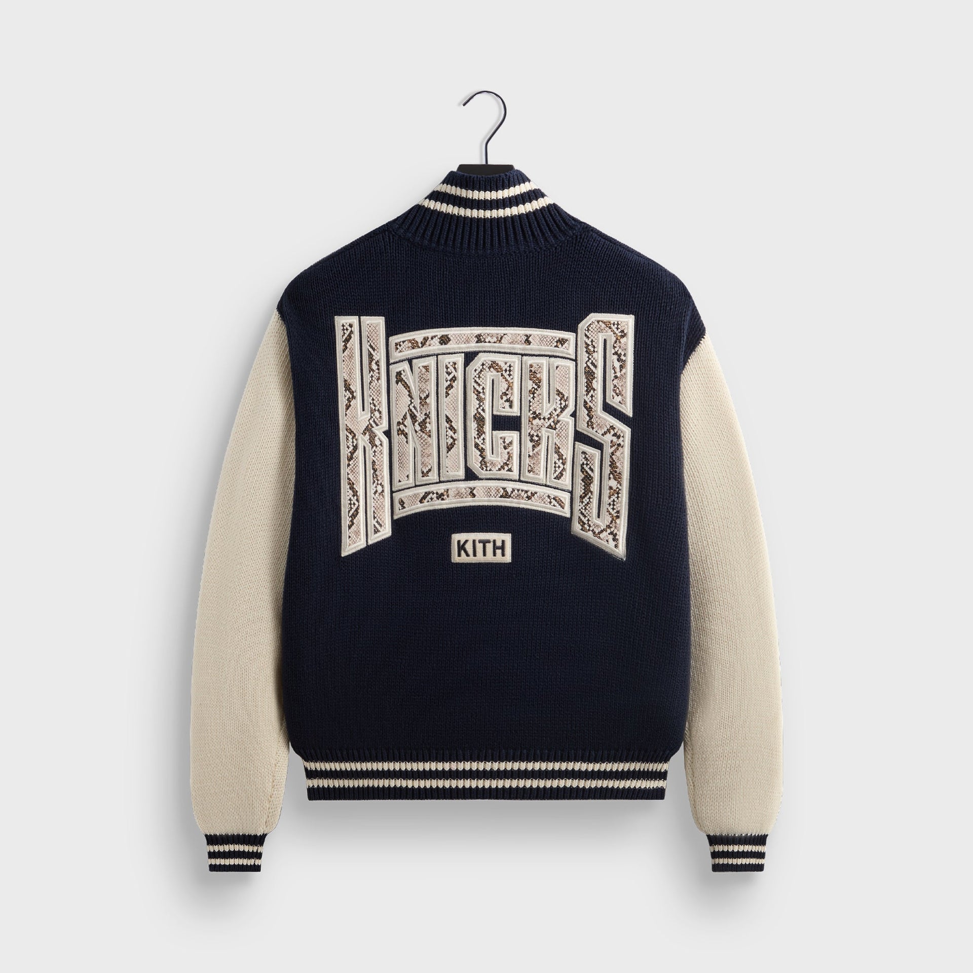 Kith for the New York Knicks Wyona Full Zip Sweater - Nocturnal