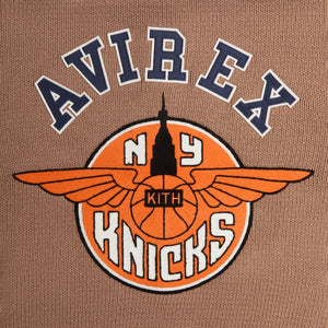 Kith & AVIREX for the New York Knicks Wings Wyona Full Zip Sweater - Stock PH