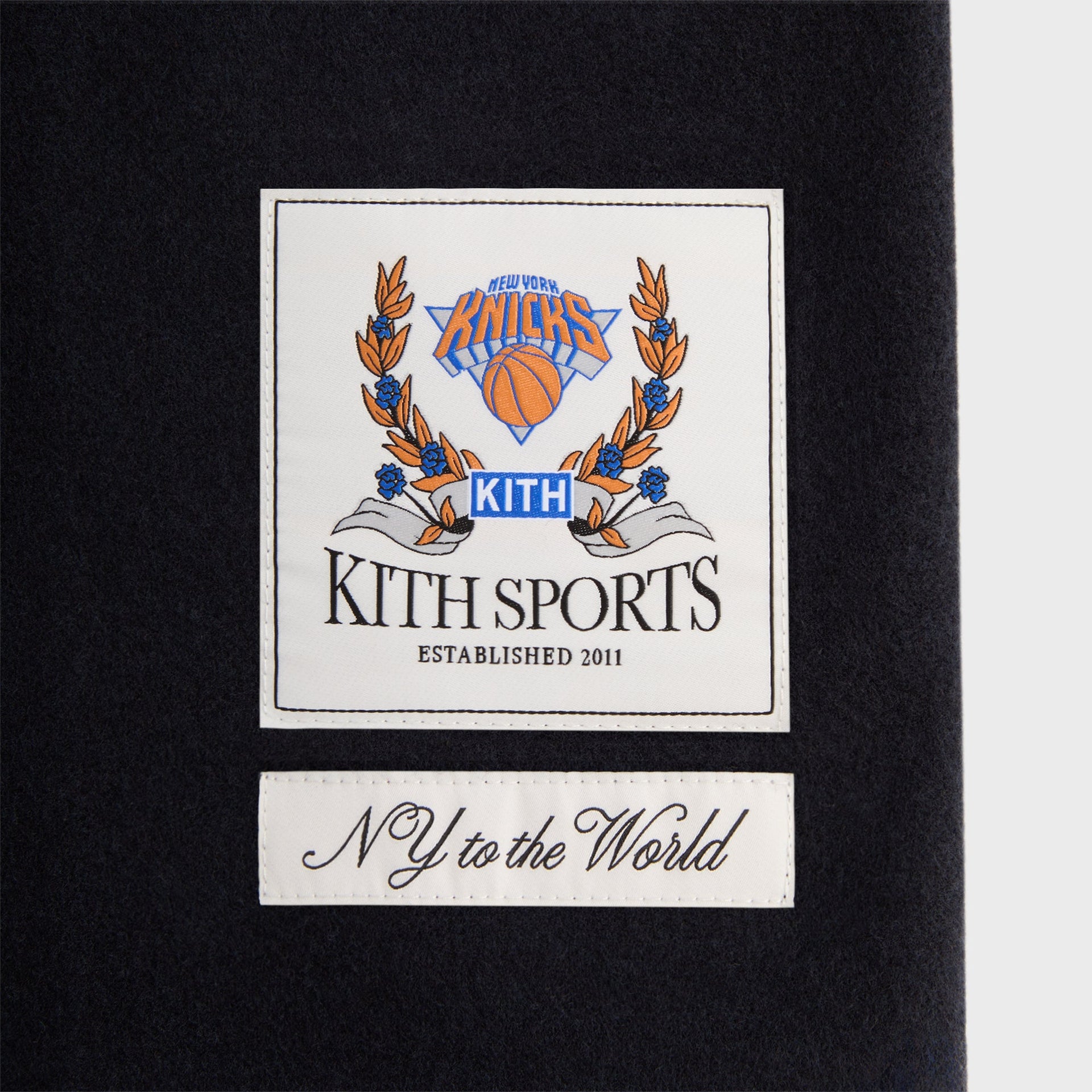 Kith for the New York Knicks Felted Jersey Apollo Shirt - Nocturnal