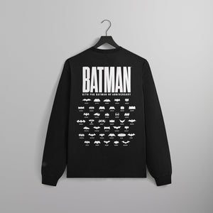 Batman | Kith History Vintage Pocket Long Sleeve Tee - Black