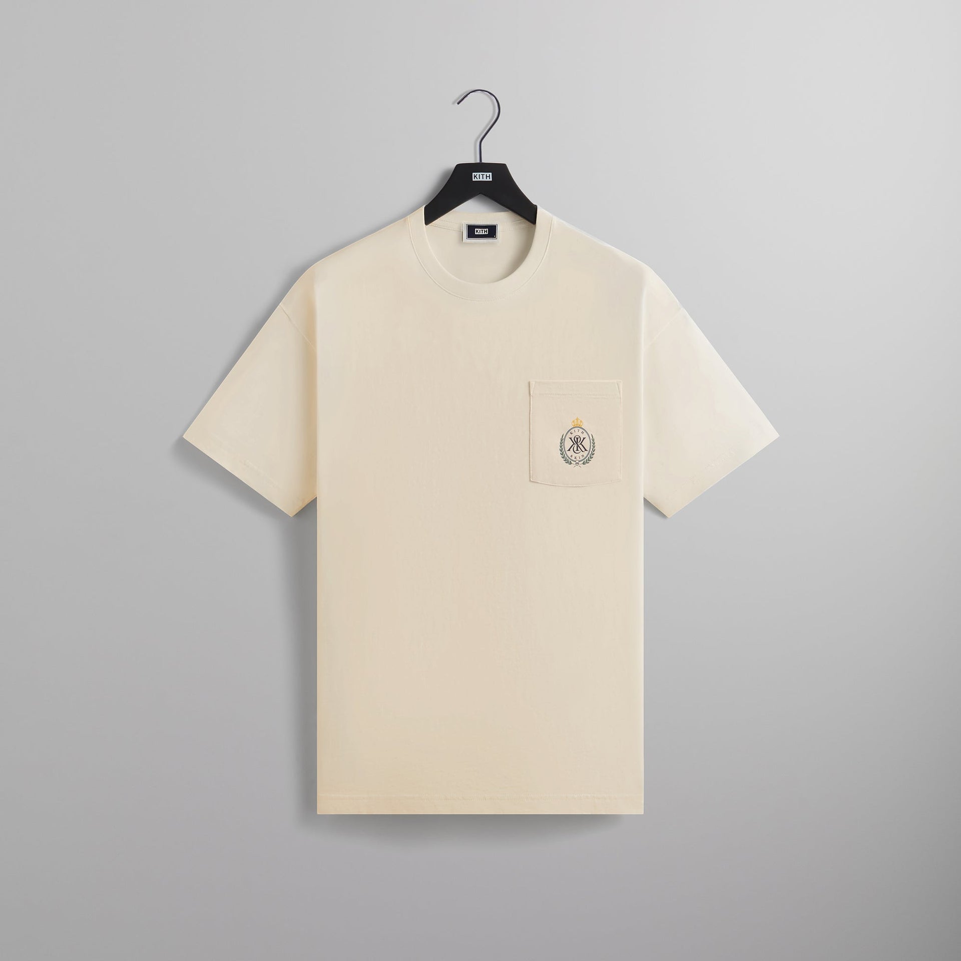 Kith K&K Crest Pocket Tee - Sandrift