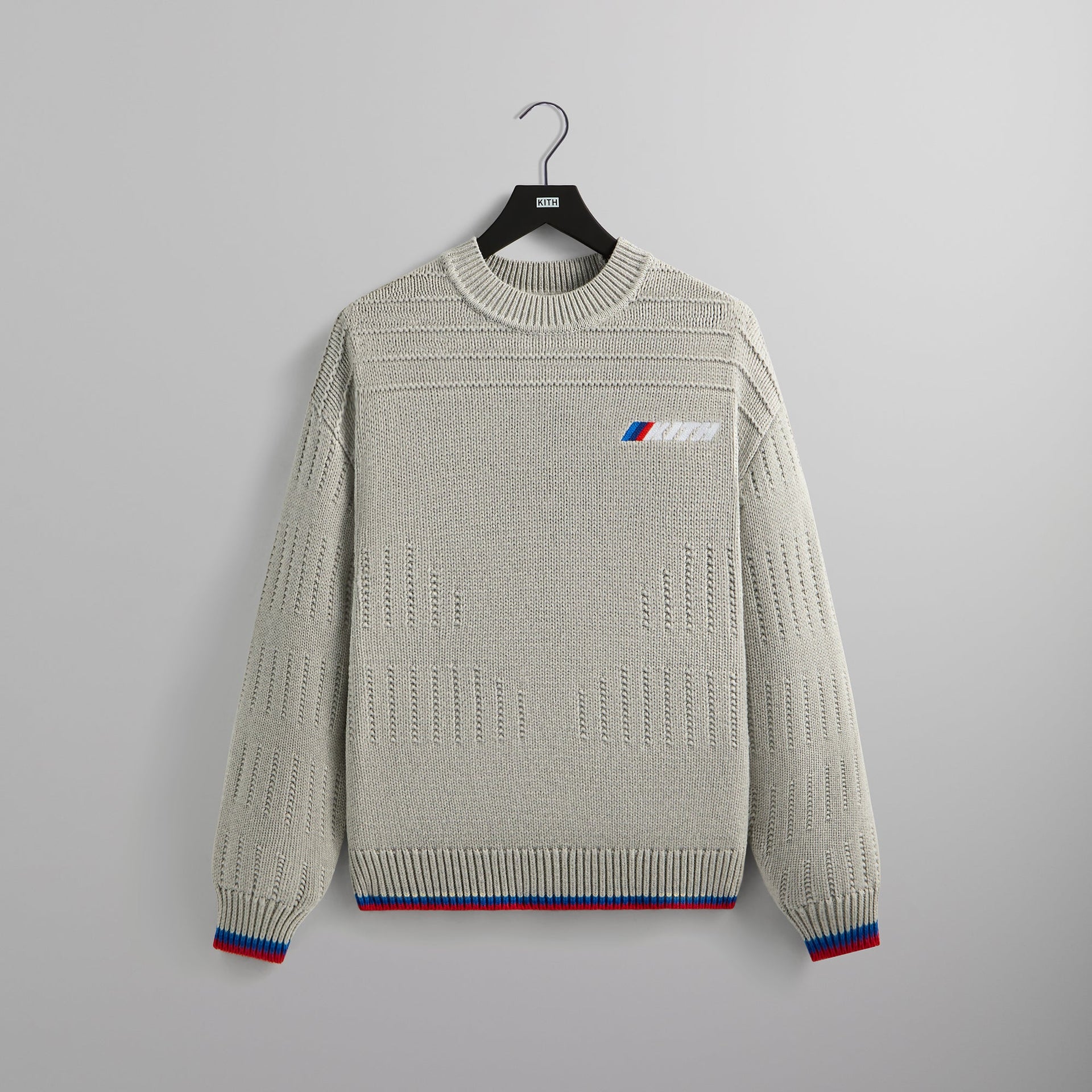 Kith for BMW Sven Crewneck Sweater - Light Heather Grey