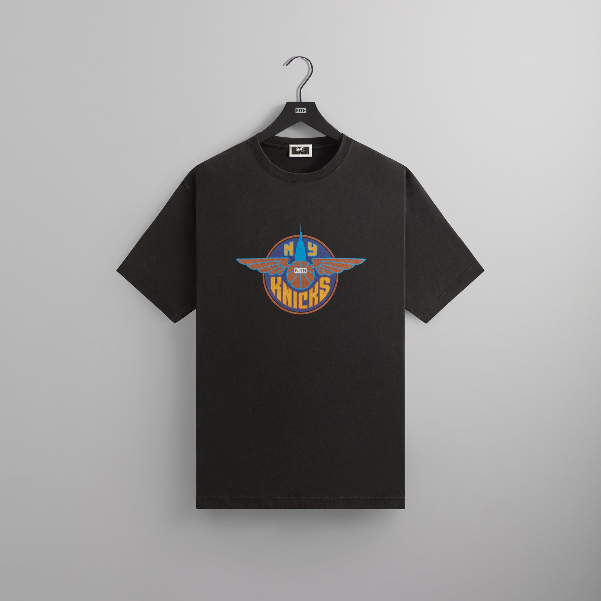 Kith for the New York Knicks Wingman Vintage Tee Black Kith Canada