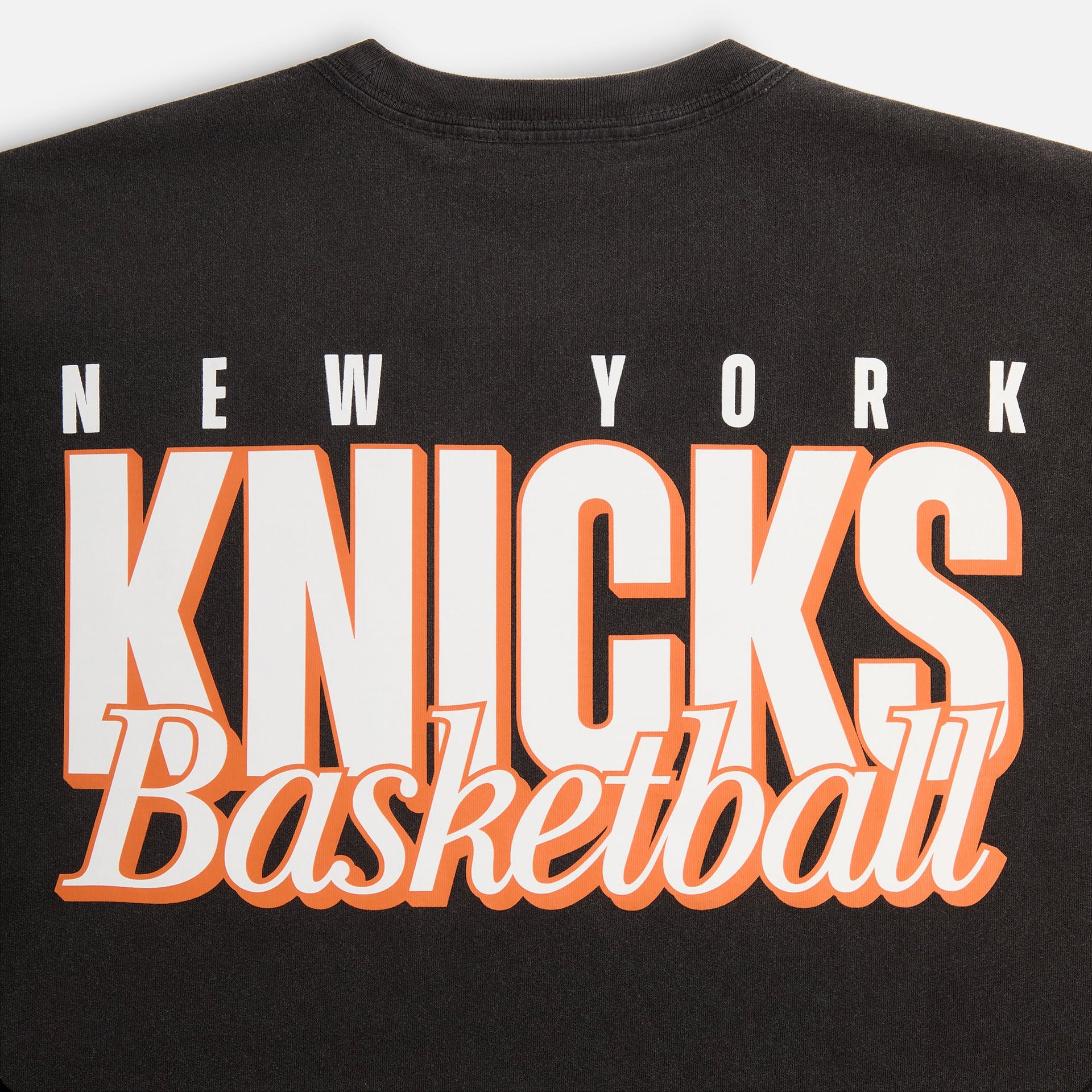 Kith for the New York Knicks Classic Vintage Tee - Black