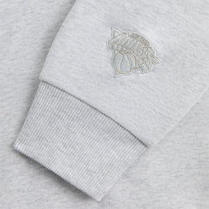 Kith for the New York Knicks Empire Vintage Nelson Crewneck - Light Heather Grey PH