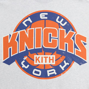 Kith for the New York Knicks Showtime Vintage Nelson Crewneck - Light Heather Grey