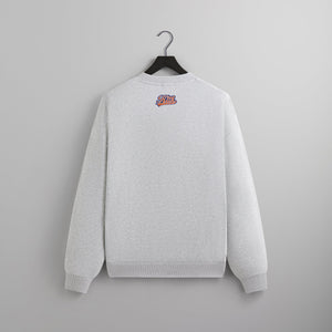 Kith for the New York Knicks Script Vintage Nelson Crewneck - Light Heather Grey PH