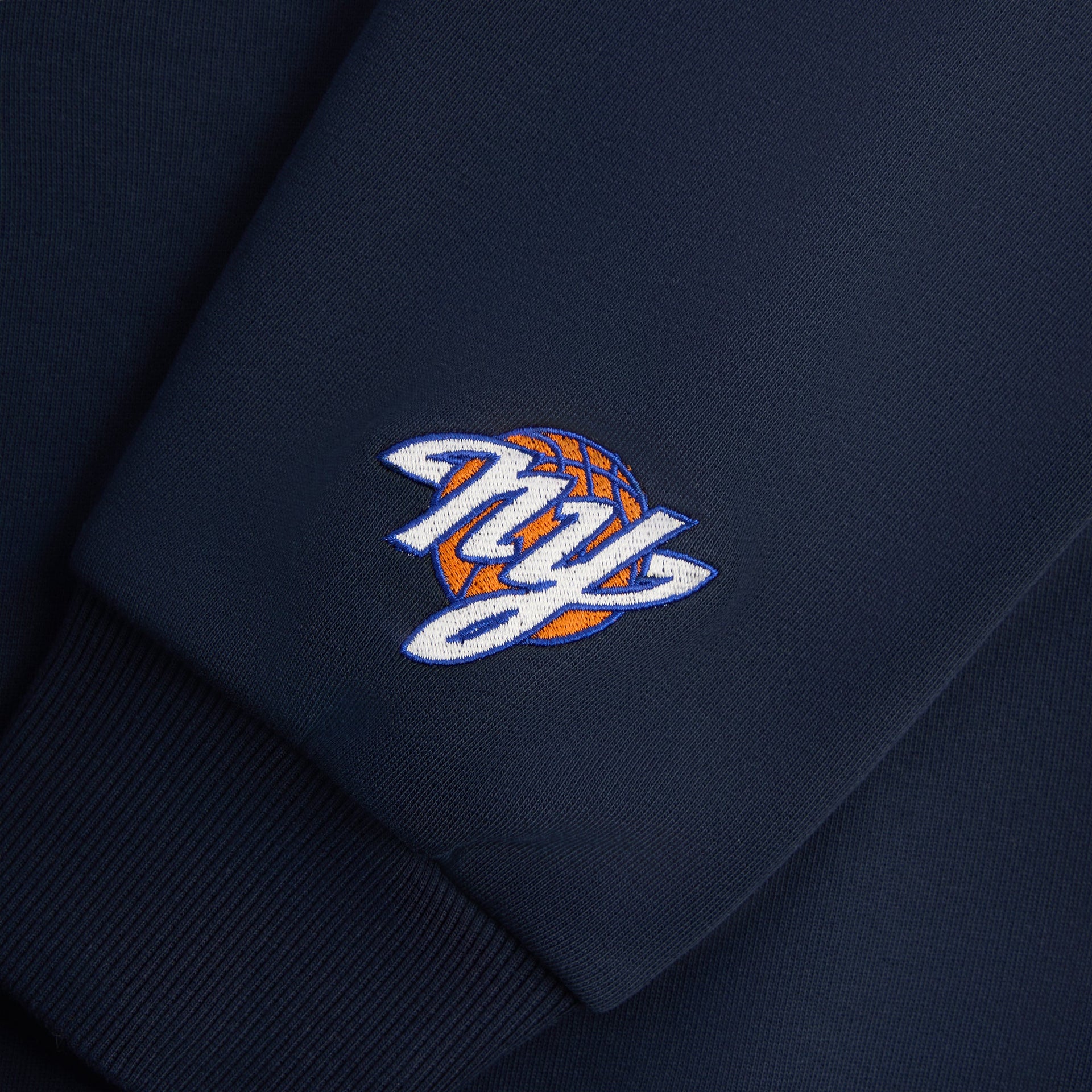 Kith for the New York Knicks City Vintage Nelson Crewneck - Nocturnal