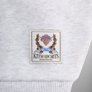 Kith for the New York Knicks Vintage Nelson Crewneck - Light Heather Grey PH