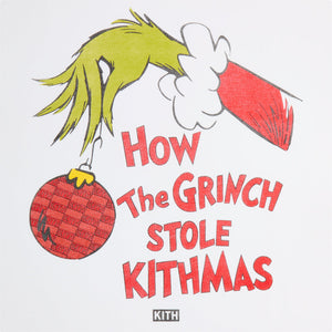 Kith for The Grinch Book Title Vintage Tee - White