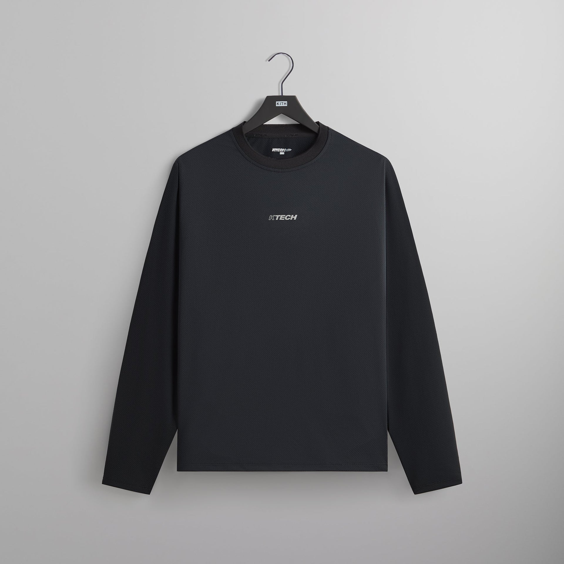 Kith Honeycomb Tech Heathrow Long Sleeve Tee - Black PH