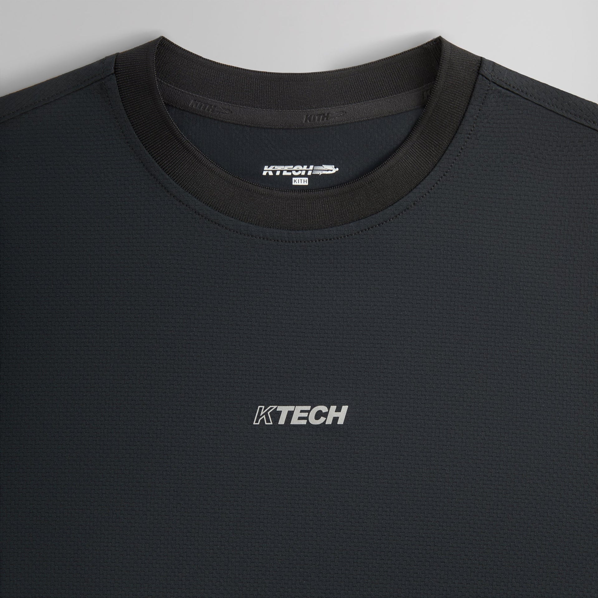 Kith Honeycomb Tech Heathrow Long Sleeve Tee - Black PH