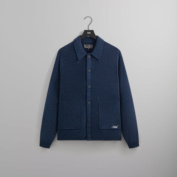 トップス Kith Marled Knit Hastings Cardigan Kith Marled Knit Hastings Cardigan Theory Men's - SS25 - US