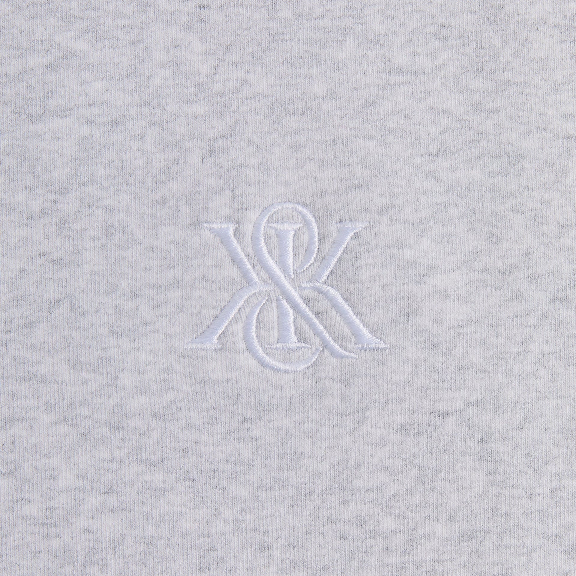 Kith Compact Knit Nelson Crewneck - Light Heather Grey PH