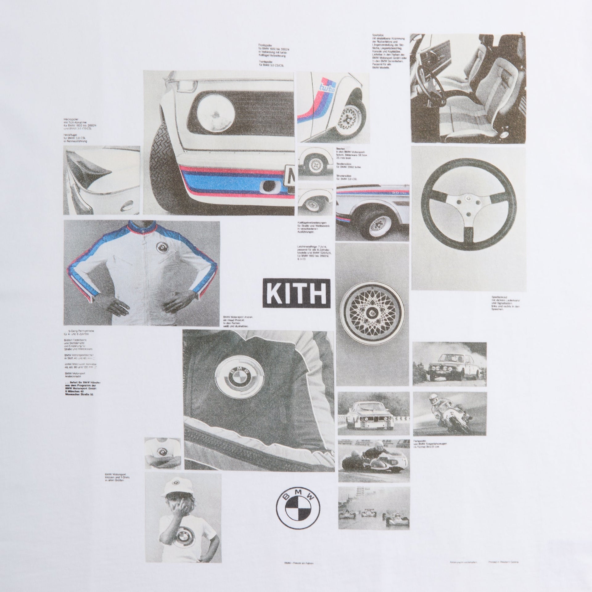 Kith for BMW Motorsport Vintage Tee - White