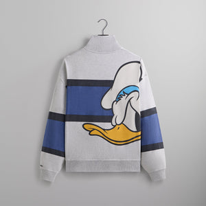 Disney | Kith for Donald Duck Quarter Zip Fleece Wyona Sweatshirt - Light Heather Grey