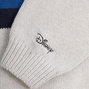 Disney | Kith for Donald Duck Quarter Zip Wyona Sweater - Light Heather Grey