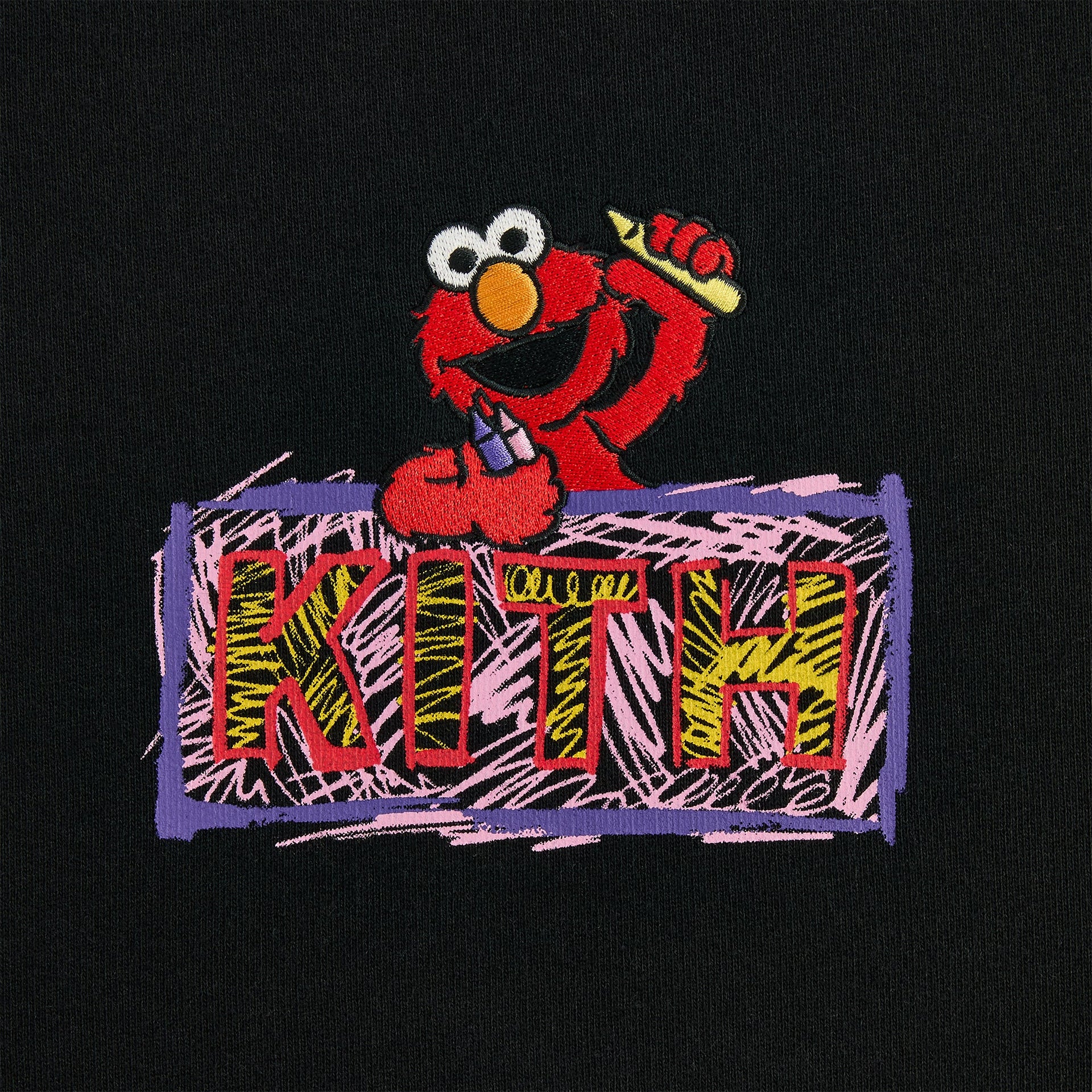 Kith for Sesame Street Elmo Nelson Crewneck - Black