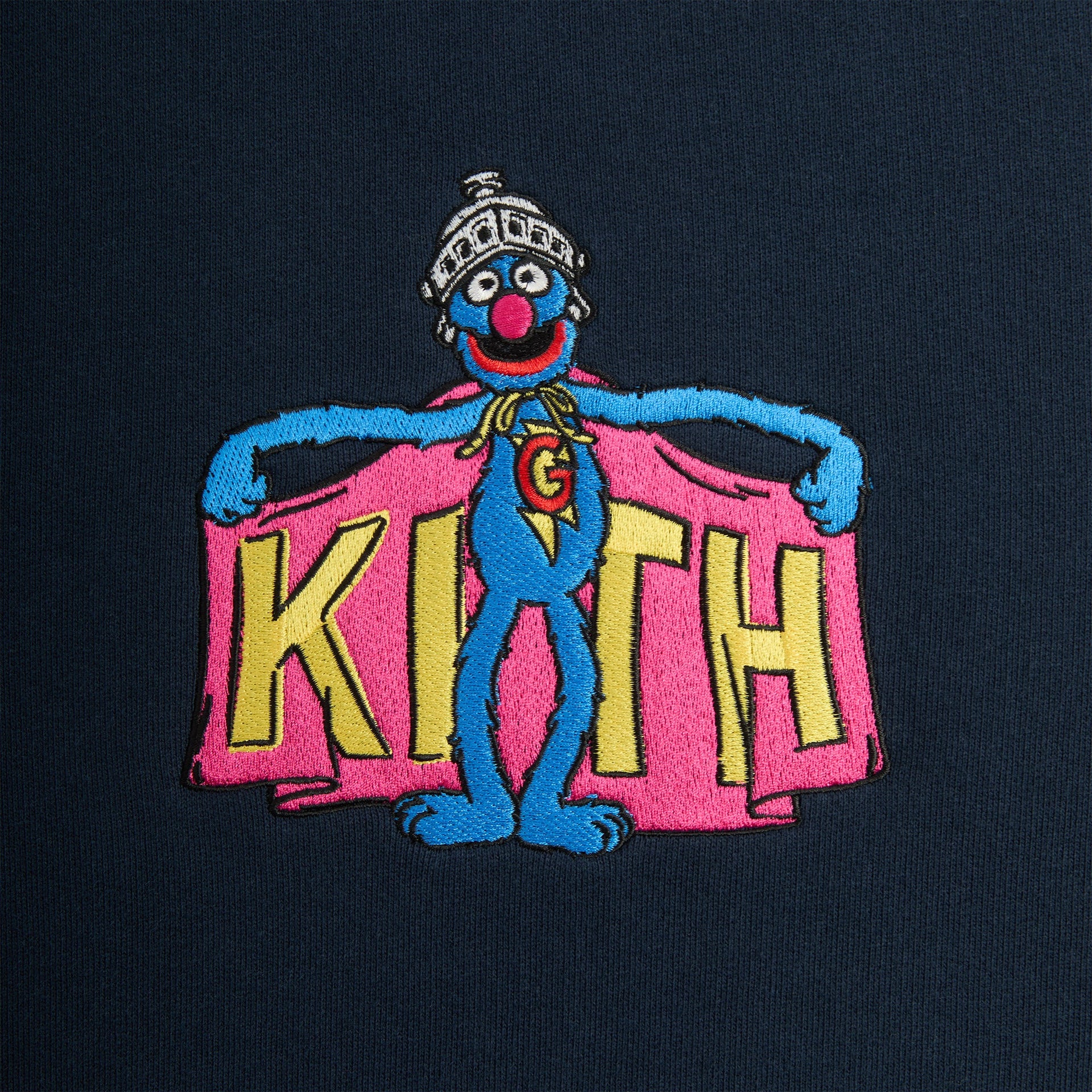 Kith for Sesame Street Super Grover Nelson Crewneck - Nocturnal