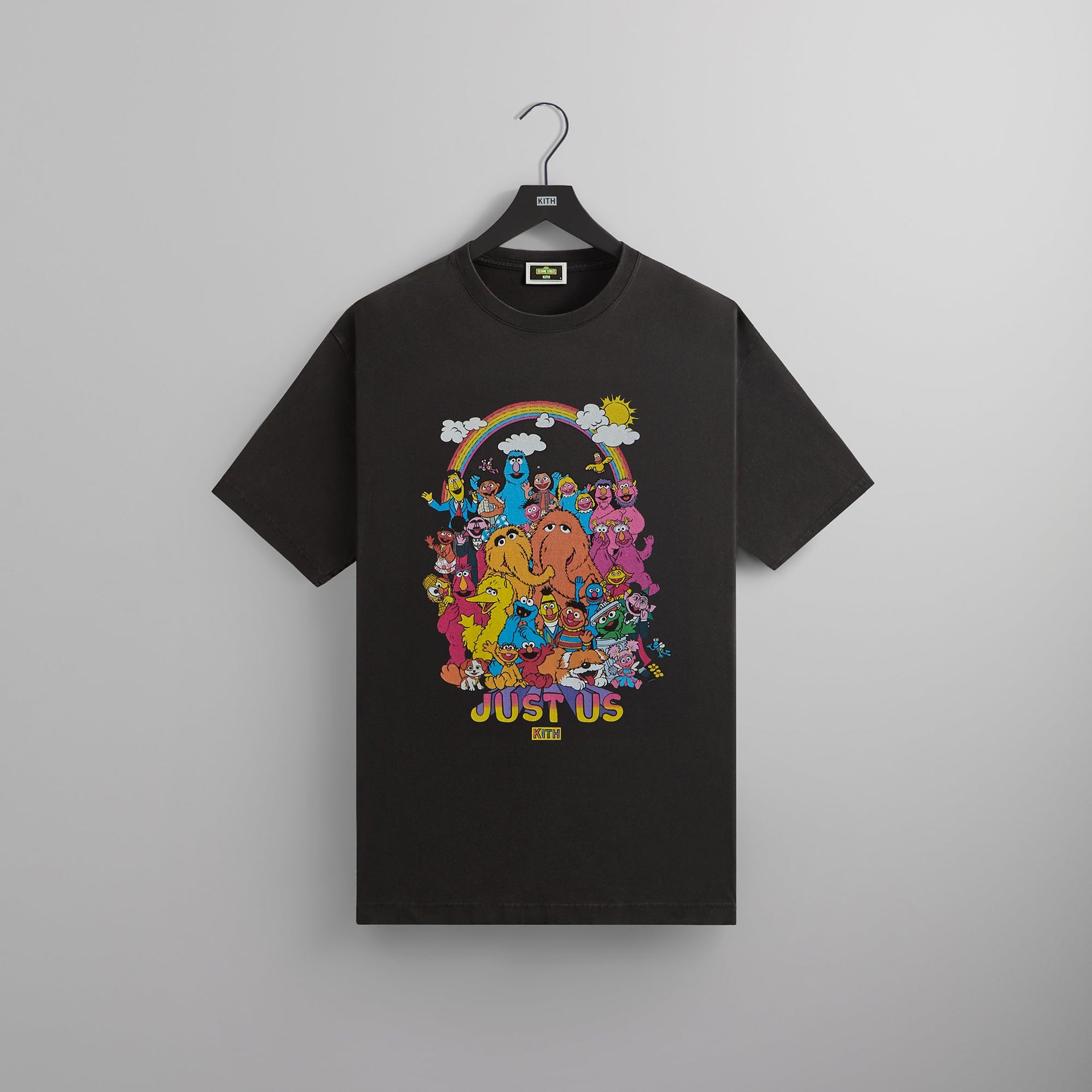 Kith for Sesame Street Characters Vintage Tee - Black