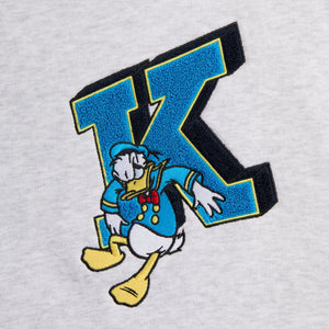 Disney | Kith for Donald Duck Varsity Vintage Nelson Crewneck - Light Heather Grey